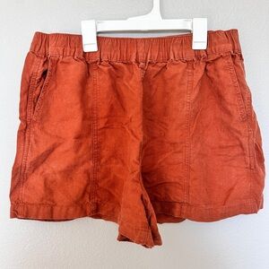 Madewell Women's Terracotta Cargo Shorts